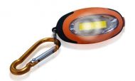 Mini COB LED svietidlo s magnetom a karabínou