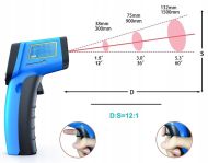 Laserový teplomer - pyrometer GM531