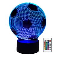 LED lampa "Futbal" s diaľkovým ovládaním