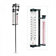 Meteorologická stanica s teplomerom a zrážkomerom
