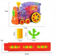 Domino súprava s vláčikom - 80 ks
