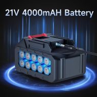 Aku rázový uťahovák 20V 4000mAh s dvomi akumulátormi