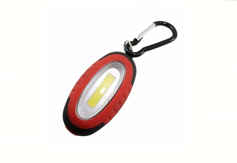 Mini COB LED svietidlo s magnetom a karabínou